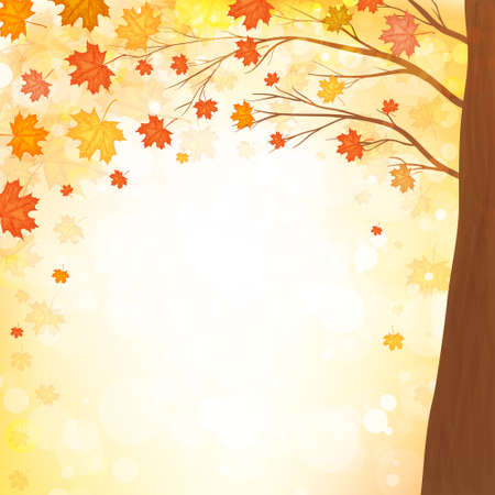 autumn backgroundのイラスト素材