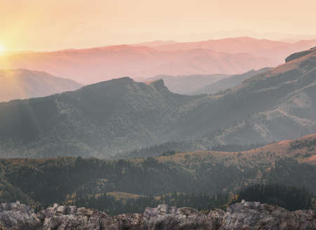 mountains landscapeの写真素材
