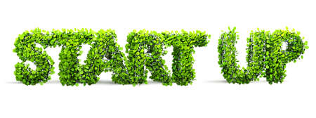 start up business 3D illustrationの写真素材