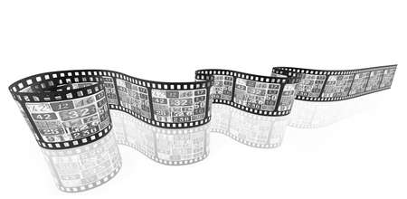 film strip media concept imageの写真素材