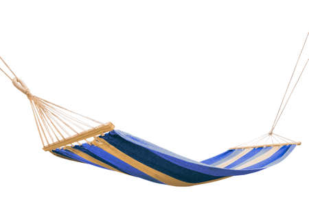 hammock isolated on white backgroundの写真素材