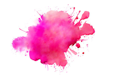 a pink abstract watercolor splashes background design wallpaperの写真素材