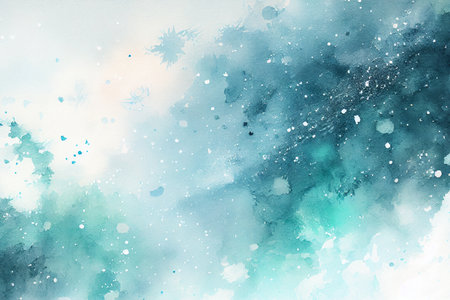 an abstract watercolor background design wallpaper with splashesの写真素材