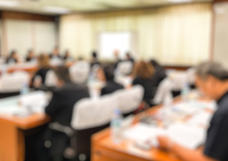 Blur businessman,Conference and Presentation in the meeting room,education concept,design for illustration and banner.の写真素材