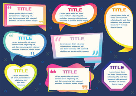 vector illustration set of  ornament decorative calligraphic frames elements  for text.のイラスト素材