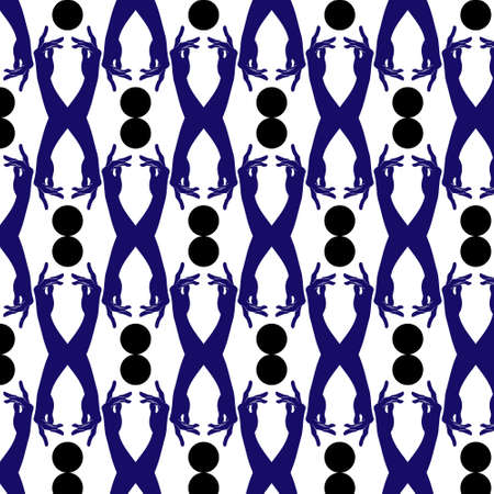 Vector hand drawn minimalistic pattern with illustration. creative artwork. Template for card, poster, banner, print for t-shirt, pin, badge, patch.のイラスト素材