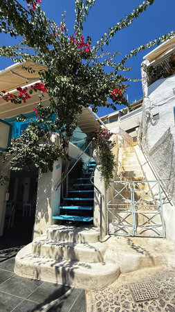 Typical house on the island of Crete, Greeceの写真素材