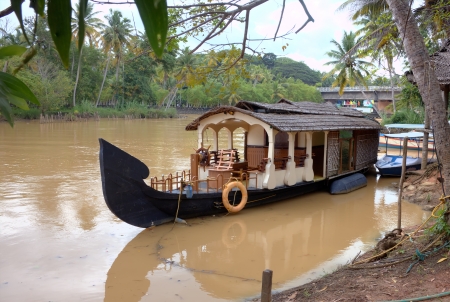 Kerala backwaters  Kerala, Indiaの写真素材