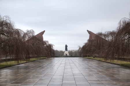 Soviet War Memorial at Treptower Park  Berlin, Germanyのeditorial素材