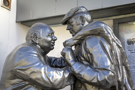 Monument to Russian film  Afonya   Yaroslavl, Russiaのeditorial素材