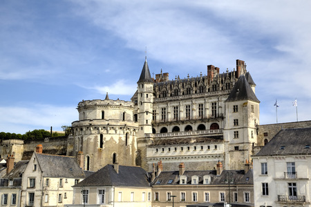 Amboise Castle  Valley of Loire, Franceのeditorial素材