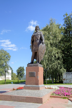 Monument to Alexander Nevsky  Vladimir, Golden ring of Russia のeditorial素材