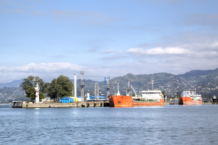 Sea port. Batumi, Georgiaのeditorial素材