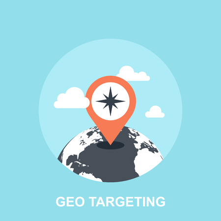 Geo Targetingのイラスト素材