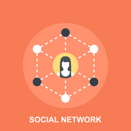 Social Networkのイラスト素材