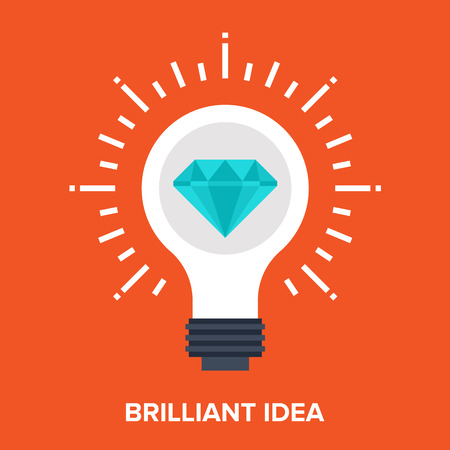 brilliant ideaのイラスト素材