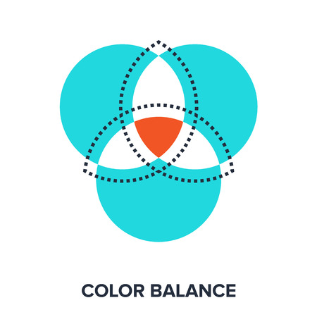 color balanceのイラスト素材