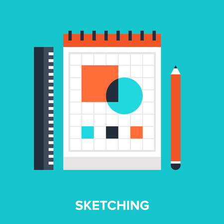 sketchingのイラスト素材