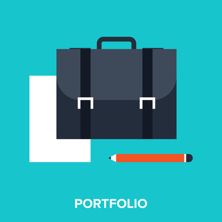 portfolioのイラスト素材