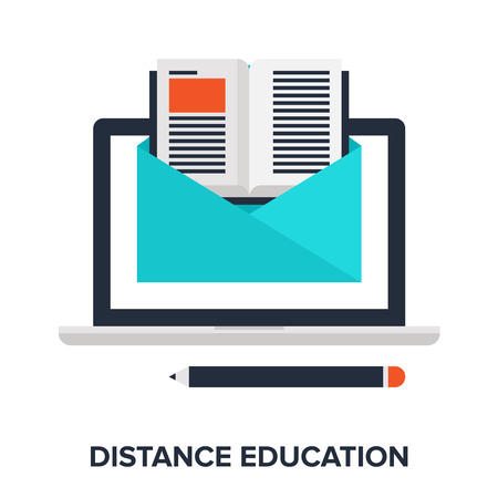 distance educationのイラスト素材