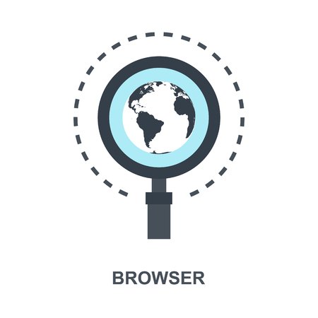 Browser icon conceptのイラスト素材
