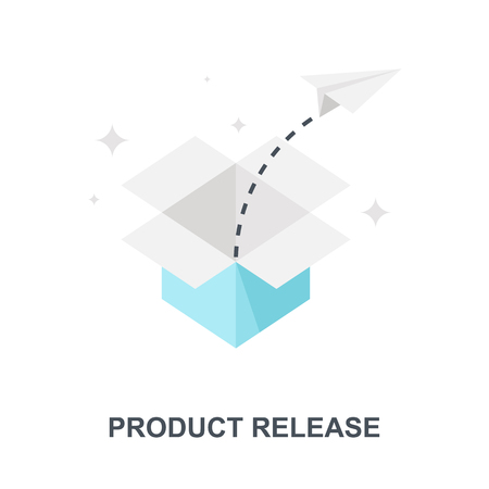 Product Release icon conceptのイラスト素材