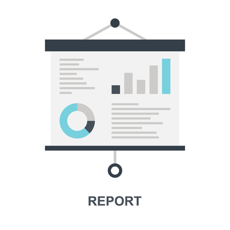 Report icon conceptのイラスト素材