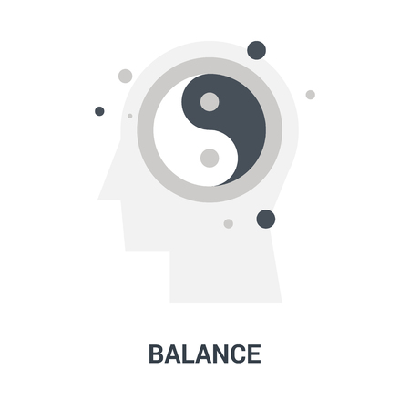 balance icon conceptのイラスト素材