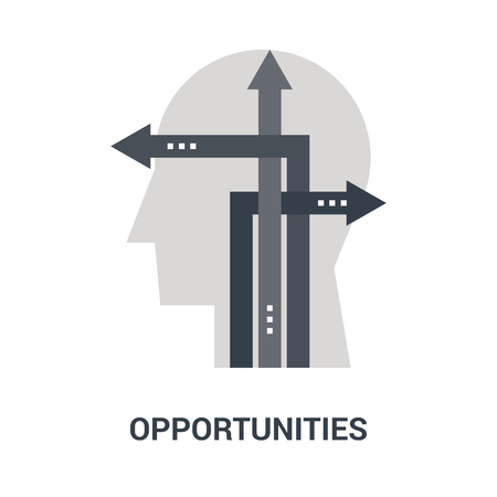 opportunities icon conceptのイラスト素材