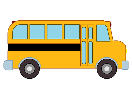 Yellow school bus. Can be utilized for any school project, class project by teachers or school...