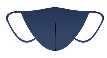 Medical face mask. Protection against germs and virusesのイラスト素材