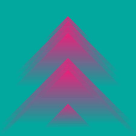 Triangle geometric abstract illustration. Multicolor imageのイラスト素材