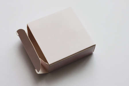 Small pink box mockup. Box Mockup for Product Presentation