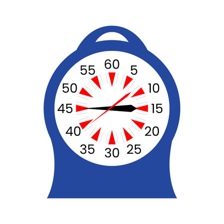 Sport paceclock pictogram vector illustration.