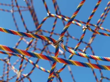 color set of stringsの写真素材