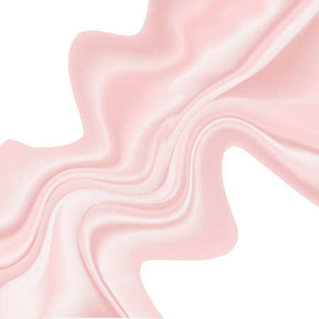 Vector background image in pastel colors on the similarity of flying fabric or current creamy pasteのイラスト素材