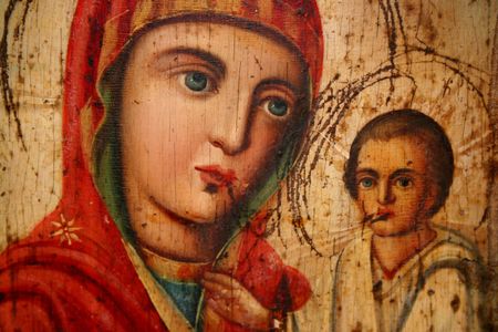 picture of madonna with a childの写真素材