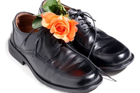 wedding shoesの写真素材