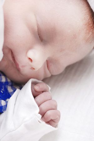 Portrait of a newborn baby