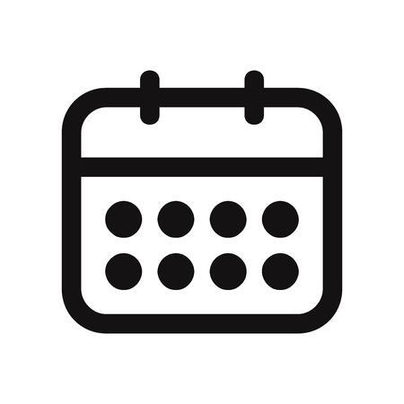 Calendar vector iconのイラスト素材