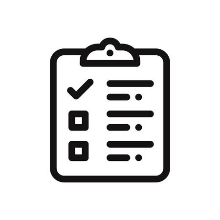 Checklist vector iconのイラスト素材