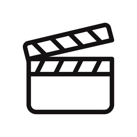 Clapperboard vector iconのイラスト素材