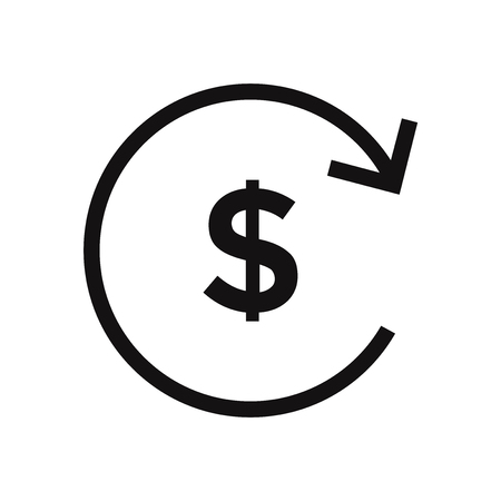 Cash and reload vector iconのイラスト素材
