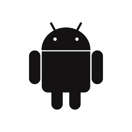 Android character vector iconのイラスト素材