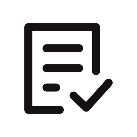Check form vector iconのイラスト素材