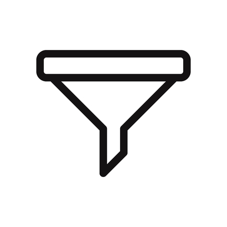 Filter vector iconのイラスト素材