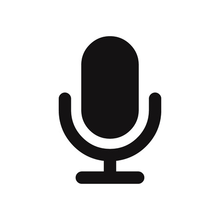 Microphone icon vector illustrationのイラスト素材