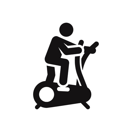 Exercise vector iconのイラスト素材