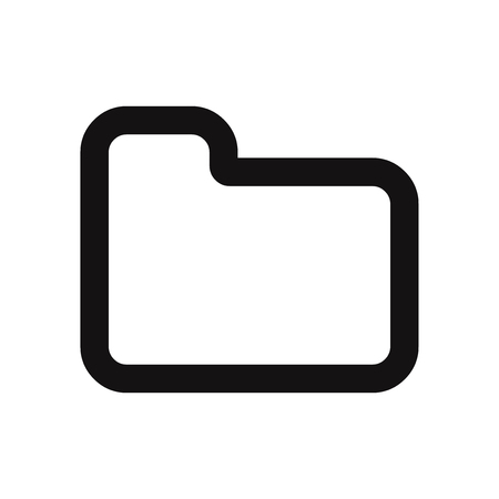 Folder vector iconのイラスト素材