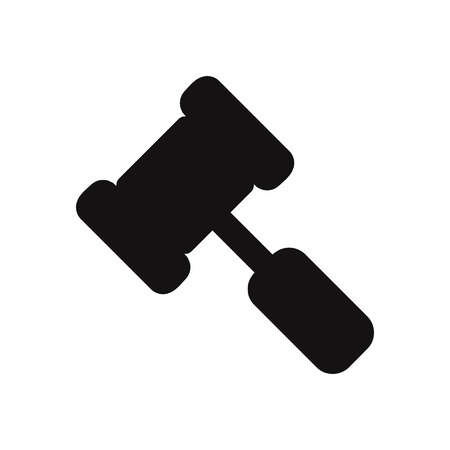 Legal hammer vector iconのイラスト素材